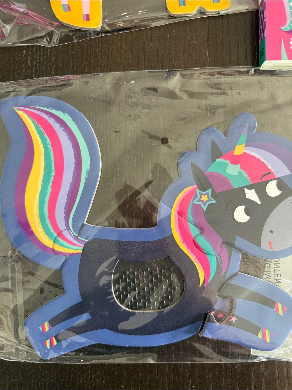 NWT Unicorns Touch and Feel Sensory Jigsaw Puzzles - Pink
